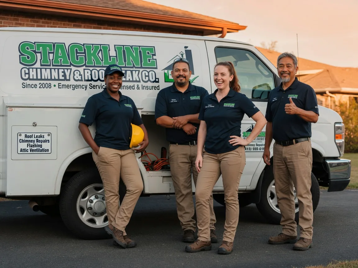 Chimney flashing repair company in Norman, AR